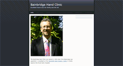 Desktop Screenshot of hand-surgery.co.uk